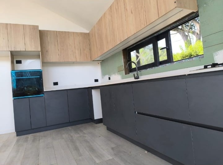 Cocina Integra Grafito & Roble - Vista 1
